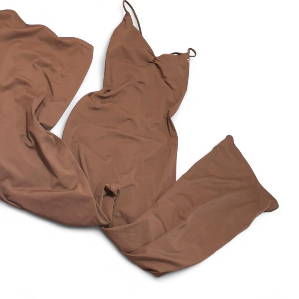 chocolate brown wide-leg jumpsuit Size XL